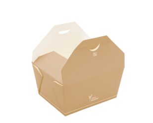 BOX TAKE AWAY CARTA RETTANGOLARE 650 ml (confezione da 50 pz - cartone da 9 confezioni)
