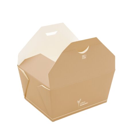 BOX TAKE AWAY CARTA RETTANGOLARE 650 ml (confezione da 50 pz - cartone da 9 confezioni)